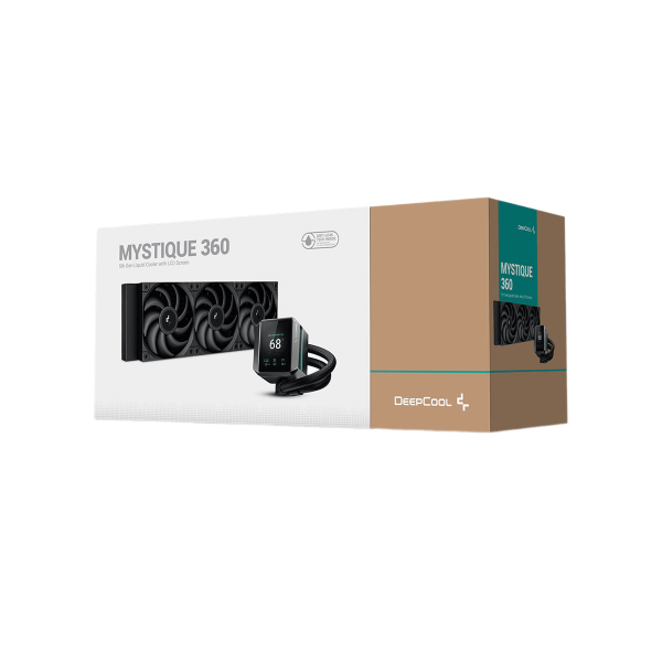 TẢN NHIỆT NƯỚC CPU DEEPCOOL MYSTIQUE 360 RGB HIỂN THỊ NHIÊT ĐỘ BACK - Ảnh 6