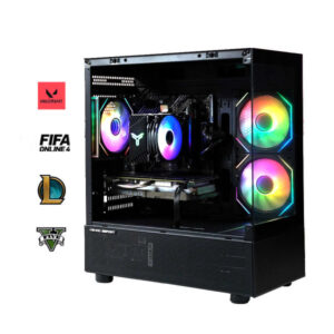 VỎ CASE KENOO ESPORT MK200 BLACK ( MATX, MÀU ĐEN/KHÔNG FAN) - CASE BỂ CÁ