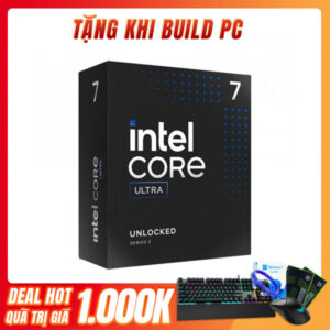 CPU INTEL ULTRA 7 265K (UP TO 5.50 GHZ, 20 NHÂN, 20 LUỒNG, 30MB CACHE, FCLGA1851)