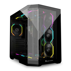 VỎ CASE JUNGLE LEOPARD AS-01 BLACK - No Fan (ATX/ Màu Đen)