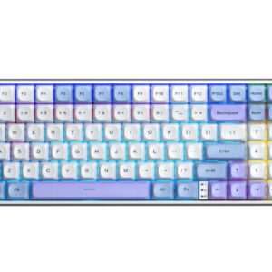 BÀN PHÍM CƠ GAMING AULA S100 PRO (XANH DƯƠNG+TRẮNG+TÍM/ RED SWITCH/ LED RAINBOW)