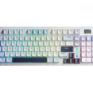 BÀN PHÍM CƠ KHÔNG DÂY AULA S98 PRO (XANH DƯƠNG+TRẮNG+TÍM ĐẬM/ NIMBUS V3 SWITCH/ 3 MODE)