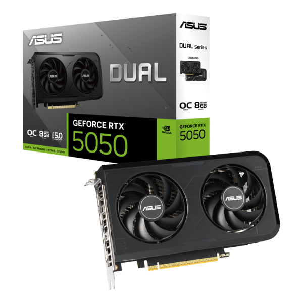 VGA ASUS DUAL GEFORCE RTX 5050 8GB OC GDDR6 (DUAL-RTX5050-O8G)