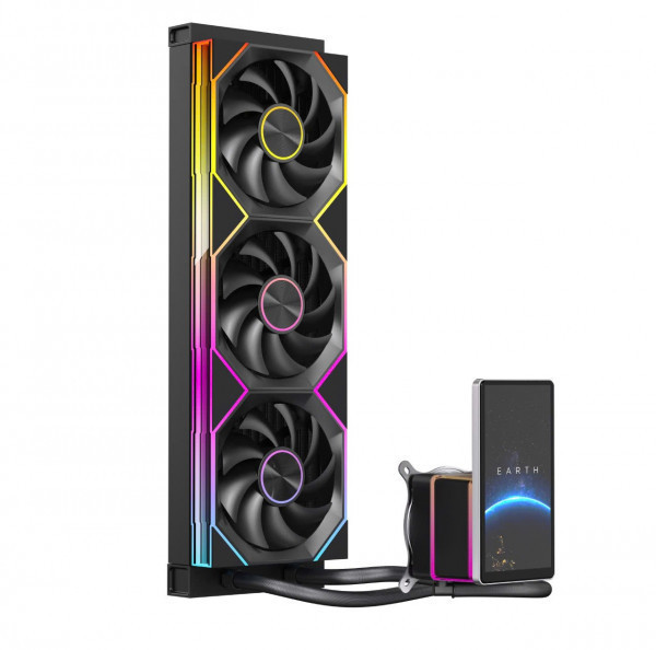 TẢN NƯỚC LEOPARD PRO FLOW 360 LED RGB MÀN HÌNH LCD BLACK - Ảnh 4