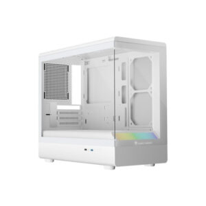 Vỏ case JUNGLE LEOPARD MS-01 WHITE - No Fan (Micro ATX/ Màu Trắng)