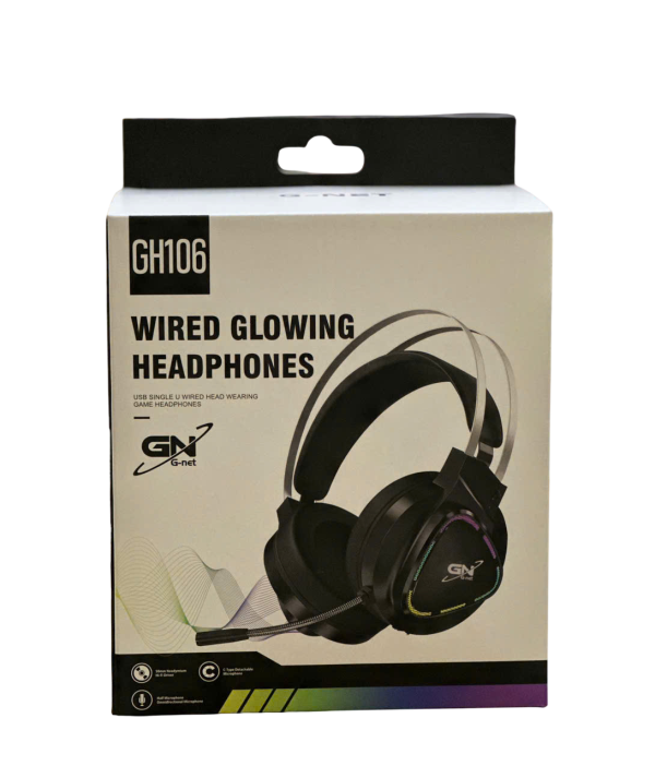 TAI NGHE GAMING GNET GH106 (MÀU ĐEN) - Ảnh 3