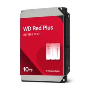 HDD WD WESTERN DIGITAL RED PLUS 10TB 3.5 INCH 512MB CACHE 7200RPM (WD100EFGX)