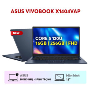 LAPTOP ASUS VIVOBOOK X1404VAP (CORE 5 120U / RAM 16GB / SSD 256GB / 14" FHD / WIN11 / BLUE) UP16G _NK