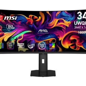 MÀN HÌNH CONG MSI MAG 341CQP QD-OLED X28 (34INCH/ QD-OLED/ 3K/ 280HZ/ 0,03MS)