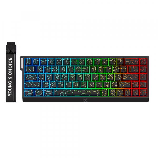 BÀN PHÍM GAMING MCHOSE HALL EFFECT ACE68 LAYOUT 65% TTC DRAGON LORD MAGETIC SWITCH BLACK TOPOGRAPHIC (MC-ACE68-33)