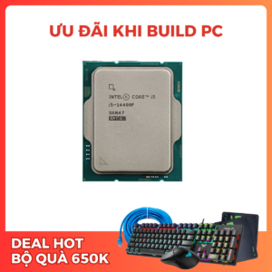 Alternative view of CPU Intel Core I5 14400F TRAY (Up To 4.70GHz, 10 Nhân 16 Luồng, 20MB Cache, LGA 1700)