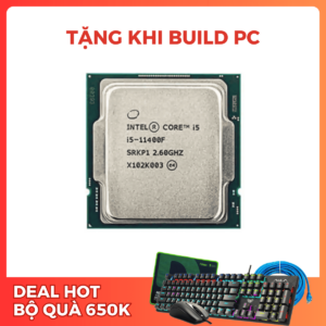 Alternative view of CPU INTEL CORE I5-11400F Tray (2.6GHZ TURBO UP TO 4.4GHZ, 6 NHÂN 12 LUỒNG, 12MB CACHE, 65W) - SOCKET INTEL LGA 1200