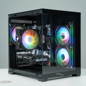 Alternative view of VỎ CASE BỂ CÁ COOLER X34 / VIETTECH BLACK (M-ATX/ KHÔNG FAN)