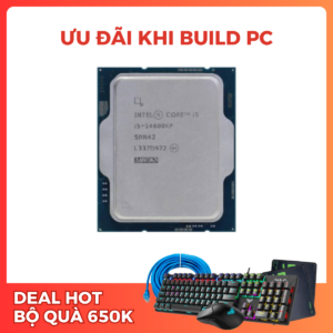 Alternative view of CPU Intel Core I5 14600KF TRAY (UP TO 5.3GHZ, 14 NHÂN 20 LUỒNG, 24MB CACHE, 125W) - SOCKET INTEL LGA 1700/Raptor Lake