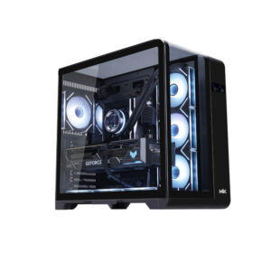Alternative view of VỎ CASE MIK BARBATOS BLACK (ATX/KHÔNG FAN)