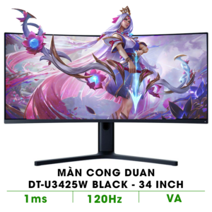 Alternative view of MÀN HÌNH CONG DUAN DT-U3425W BLACK (34 INCH/120HZ/WQHD/VA/1MS)