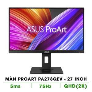 Alternative view of MÀN HÌNH ĐỒ HỌA ASUS PROART PA278QEV (27 INCH/ IPS/ 2K/ 75HZ/ 5MS)