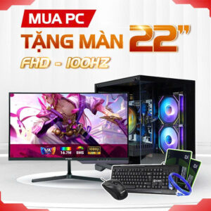 Alternative view of TẶNG MÀN HÌNH 22 INCH {CORE I3 14100F | GTX1060 3G | RAM 16G| NVME 256G}