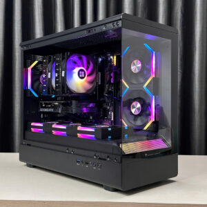 Alternative view of VỎ CASE JUNGLE LEOPARD MS-01 BLACK - No Fan (Micro ATX/ Màu Đen)