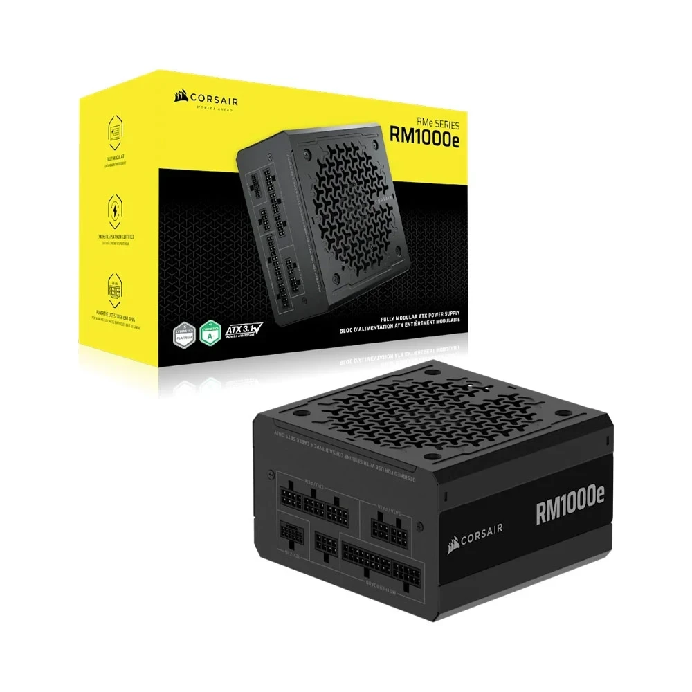 NGUỒN MÁY TÍNH CORSAIR RM1000E ATX 3.1 CYBENETICS GOLD - FULL MODULE - Ảnh 2