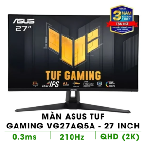 Alternative view of MÀN HÌNH ASUS TUF GAMING VG27AQ5A (27 INCH/ FAST IPS/ 2K/ 210HZ/ 0.3MS)