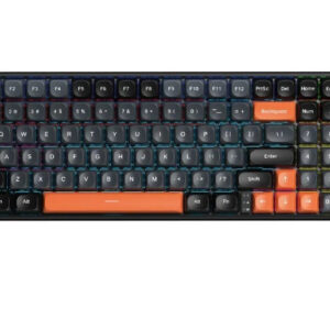 Alternative view of BÀN PHÍM CƠ GAMING AULA S100 (ĐEN+XÁM+CAM/ BROWN SWITCH/ LED RAINBOW)