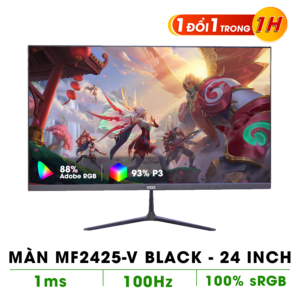 Alternative view of MÀN HÌNH GAMING VIOX MF2425-V BLACK (23.8 INCH/ FULL HD/ IPS/ 100HZ/ Đồ Họa/ Gaming) | BL