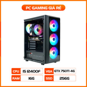 Alternative view of PC Gaming CORE I5 12400F | Ram 16G | GTX 750TI 4G | SSD 256G