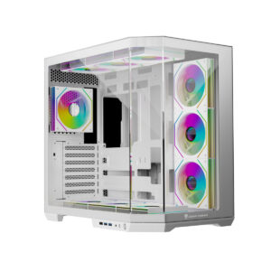Alternative view of VỎ CASE JUNGLE LEOPARD AS-01 WHITE ( ATX/ KHÔNG FAN)