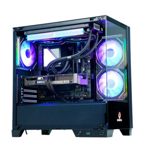 Alternative view of VỎ CASE COOLERPLUS X37B BLACK (M-ATX/ KHÔNG FAN)