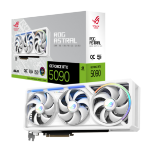 Alternative view of VGA ASUS ROG ASTRAL GEFORCE RTX 5090 32GB GDDR7 WHITE OC EDITION (ROG-ASTRAL-RTX5090-O32G-WHITE)