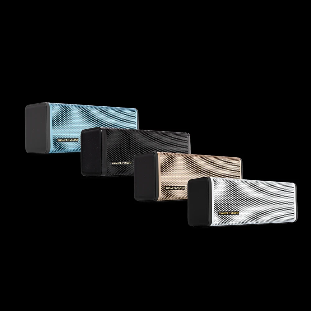 LOA DI ĐỘNG BLUETOOTH THONET & VANDER FREI TOPP (ĐEN | VÀNG) - Ảnh 2