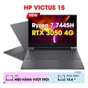 Alternative view of Laptop Gaming HP VICTUS 15-fb3116AX BX8U4PA (AMD Ryzen 7 7445H | RTX 3050 | 15.6 inch FHD 144Hz | 16GB | 512GB | Win 11 | Đen)