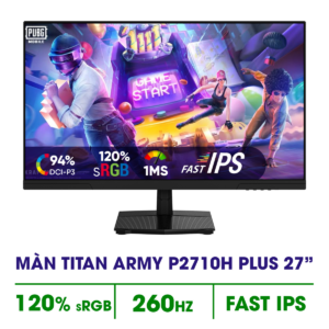 Alternative view of MÀN HÌNH TITAN ARMY P2710H PLUS (27 INCH/ FHD/ FAST IPS/ 260HZ/ 1MS)