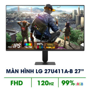 Alternative view of MÀN HÌNH LG 27U411A-B (27 INCH/IPS/FHD/120HZ/5MS)