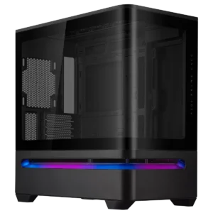 Alternative view of VỎ CASE ASUS PRIME AP202 TG BLACK (M-ATX/ KHÔNG FAN)