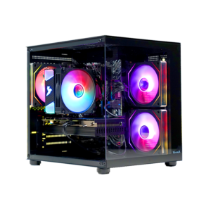 Alternative view of VỎ CASE VITRA CRYSTAL S1 BLACK (M-ATX/KHÔNG FAN)