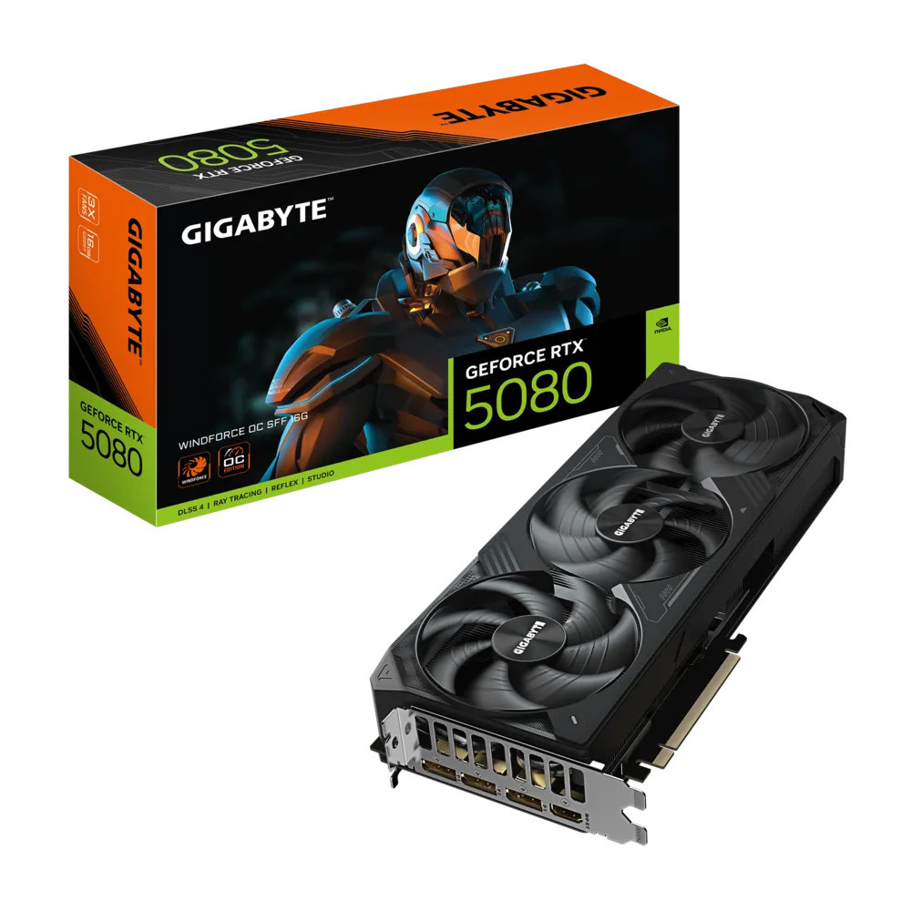 VGA GIGABYTE GEFORCE RTX 5080 WINDFORCE OC 16G GDDR7 - Ảnh 2