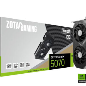 Alternative view of VGA ZOTAC GAMING GEFORCE RTX 5070 TWIN EDGE OC 12GB GDDR7