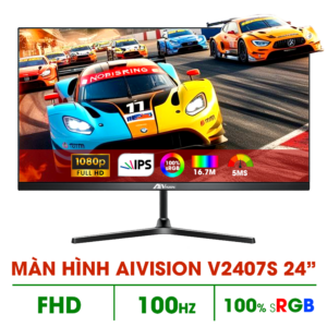 Alternative view of MÀN HÌNH AIVISION V2407S VER2025 (24 INCH/ IPS/ 100HZ/ VGA + HDMI/ 5MS)