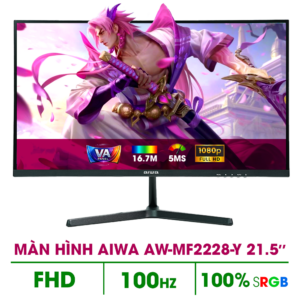 Alternative view of MÀN HÌNH AIWA AW-MF2228-Y (21.45 INCH/ FULL HD/ VA/ 100HZ/ 2MS)