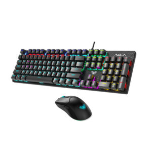 Alternative view of Combo Phím Cơ RGB AULA S2022 PRO, CHUỘT FUHLEN L102