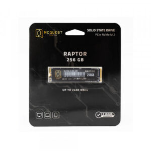 Alternative view of SSD NVME MCQUEST RAPTOR 256GB (ĐỌC 2400 GHI 1200 MB/s) M2.2280 GEN 3X4 (RA0256N)