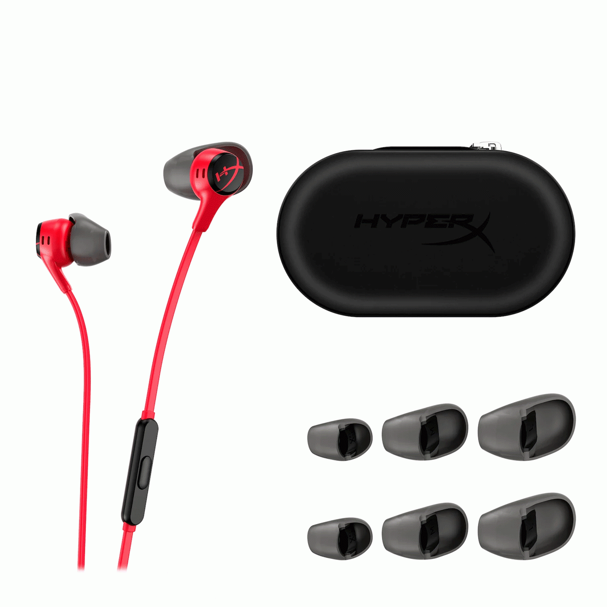 TAI NGHE HYPER X CLOUD EARBUDS II RED - Ảnh 2