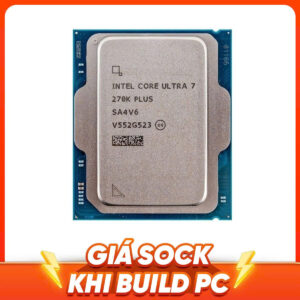 Alternative view of CPU INTEL ULTRA 7 270K PLUS TRAY (UP TO 5.50 GHZ, 24 NHÂN, 24 LUỒNG, 36MB CACHE, FCLGA1851)