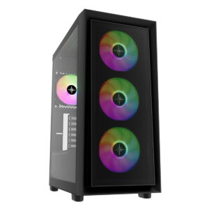 Alternative view of VỎ CASE KENOO ESPORT FM800 V2 (E-ATX/ SẴN 3 FAN LED/ MÀU ĐEN)
