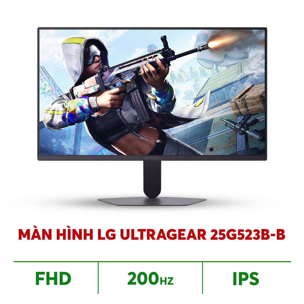 MÀN HÌNH LG ULTRAGEAR 25G523B-B (25INCH/ IPS/ 200HZ/ 1MS/ GSYNC CHUYÊN GAME) - Ảnh 2