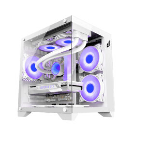 Alternative view of VỎ CASE E-DRA ECS1503 RESCUE WHITE (M-ATX/KHÔNG FAN)