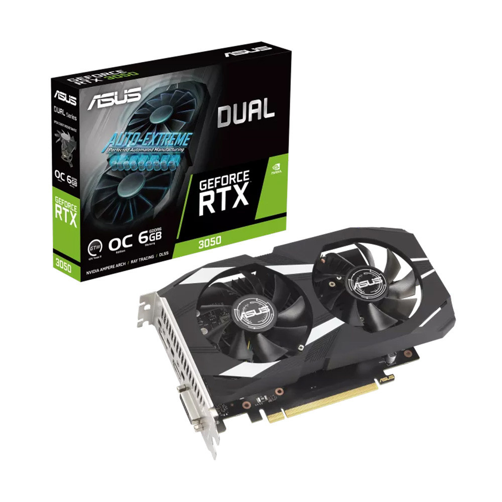 VGA ASUS DUAL RTX3050 OC 6GB DDR6 (DUAL-RTX3050-O6G) - Ảnh 2