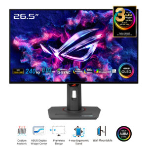 Alternative view of MÀN HÌNH GAMING ASUS ROG STRIX OLED XG27AQDMG (27 INCH/QHD/OLED/240HZ/G-SYNC/DISPLAYHDR 400)
